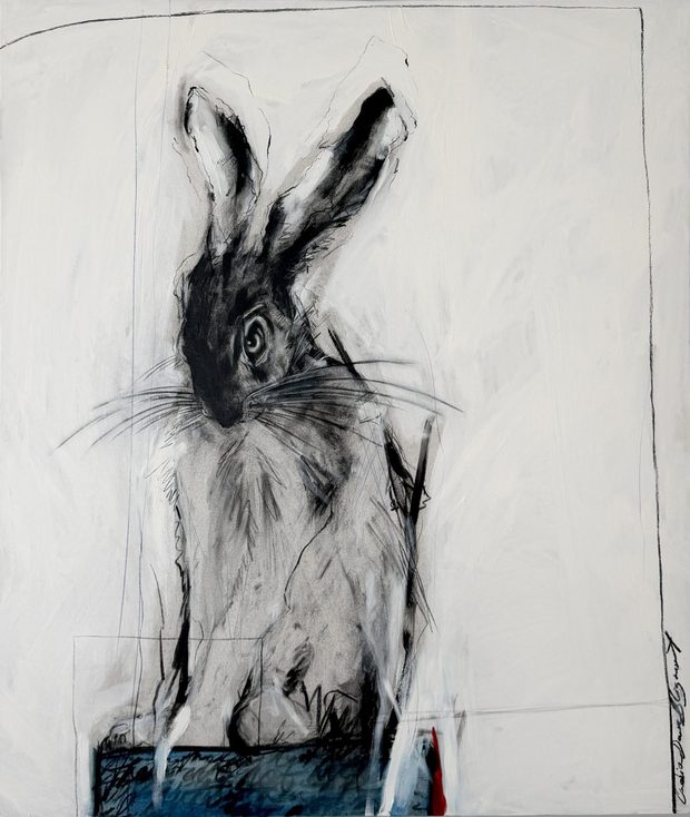 Drawing of a hare
