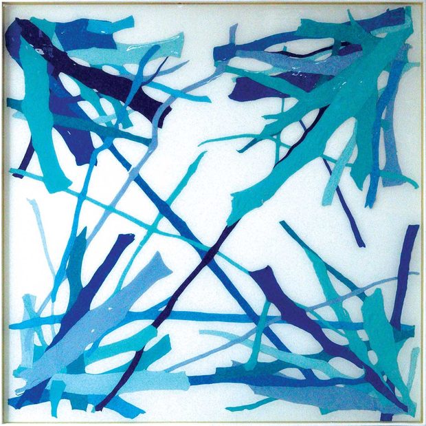 Blue abstract