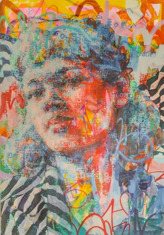 Painted portrait